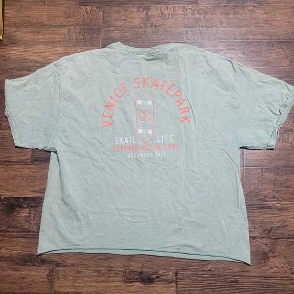 Fifth Sun Tops - Fifth Sun Vintage Mint Venice Skaterpark Graphic Tee